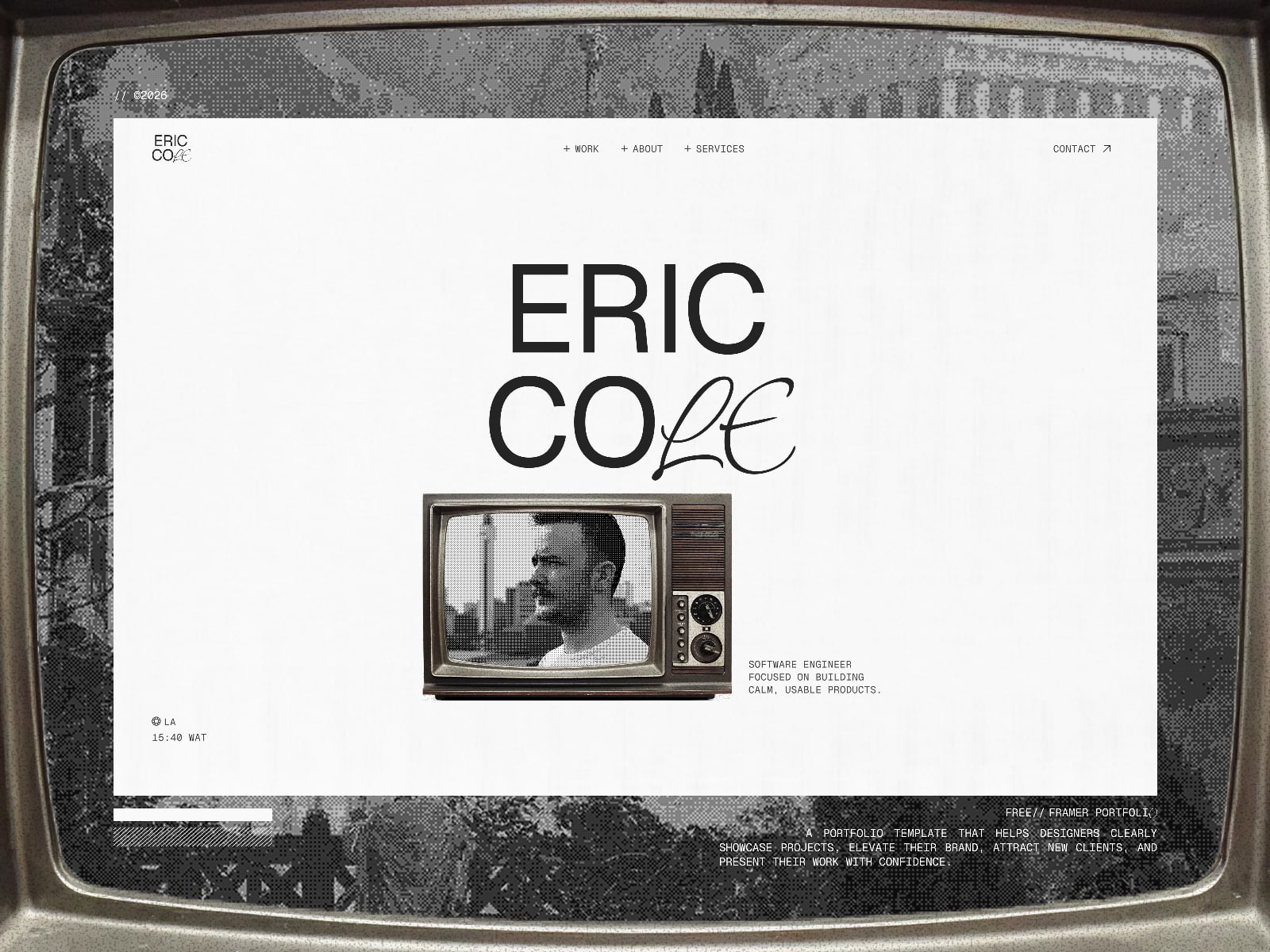ERIC COLE template cover
