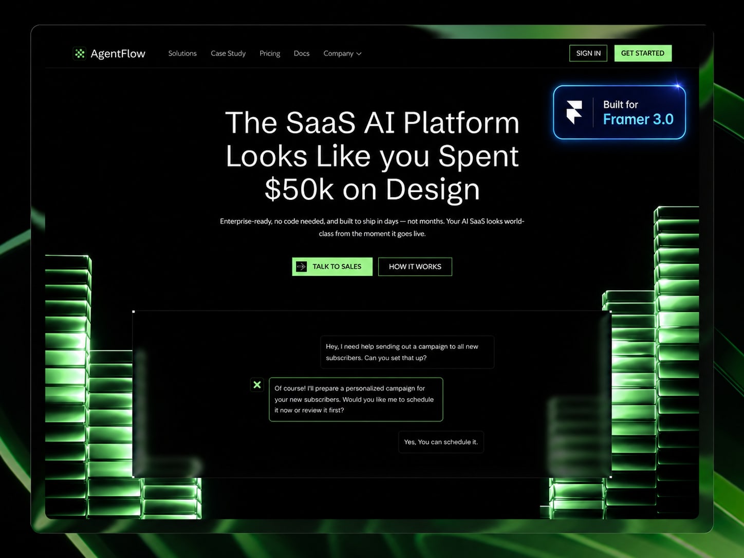 AgentFlow template preview