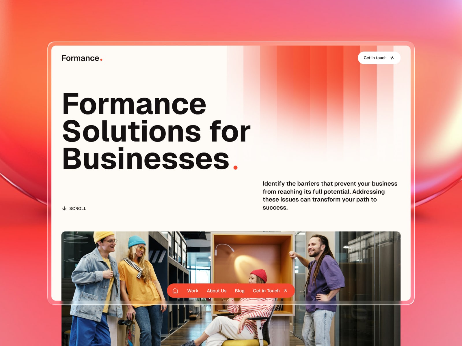 Formance template cover