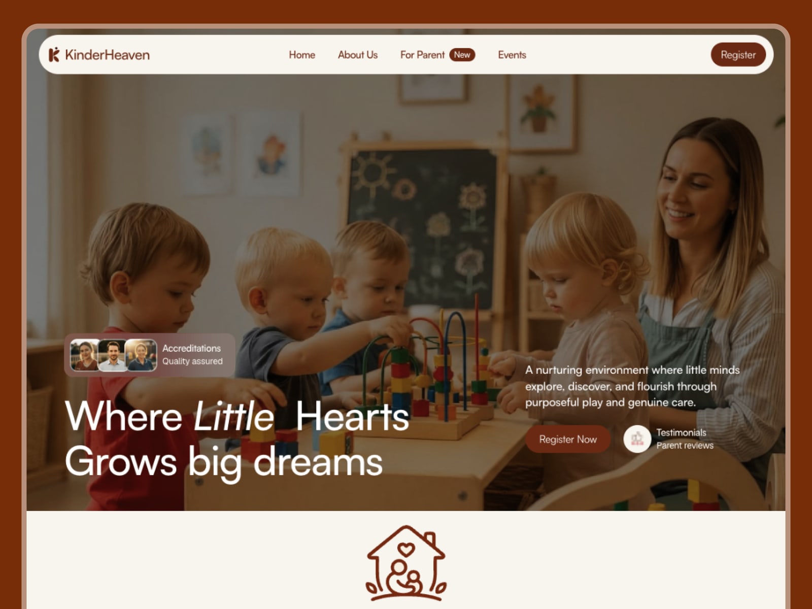 KinderHeaven template cover