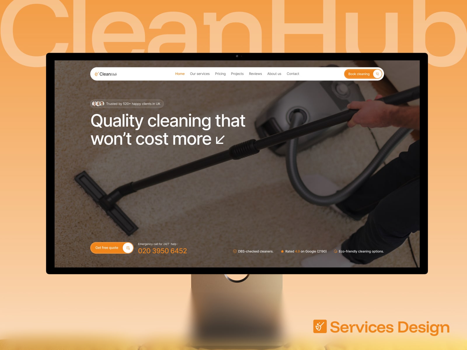 CleanHub template cover