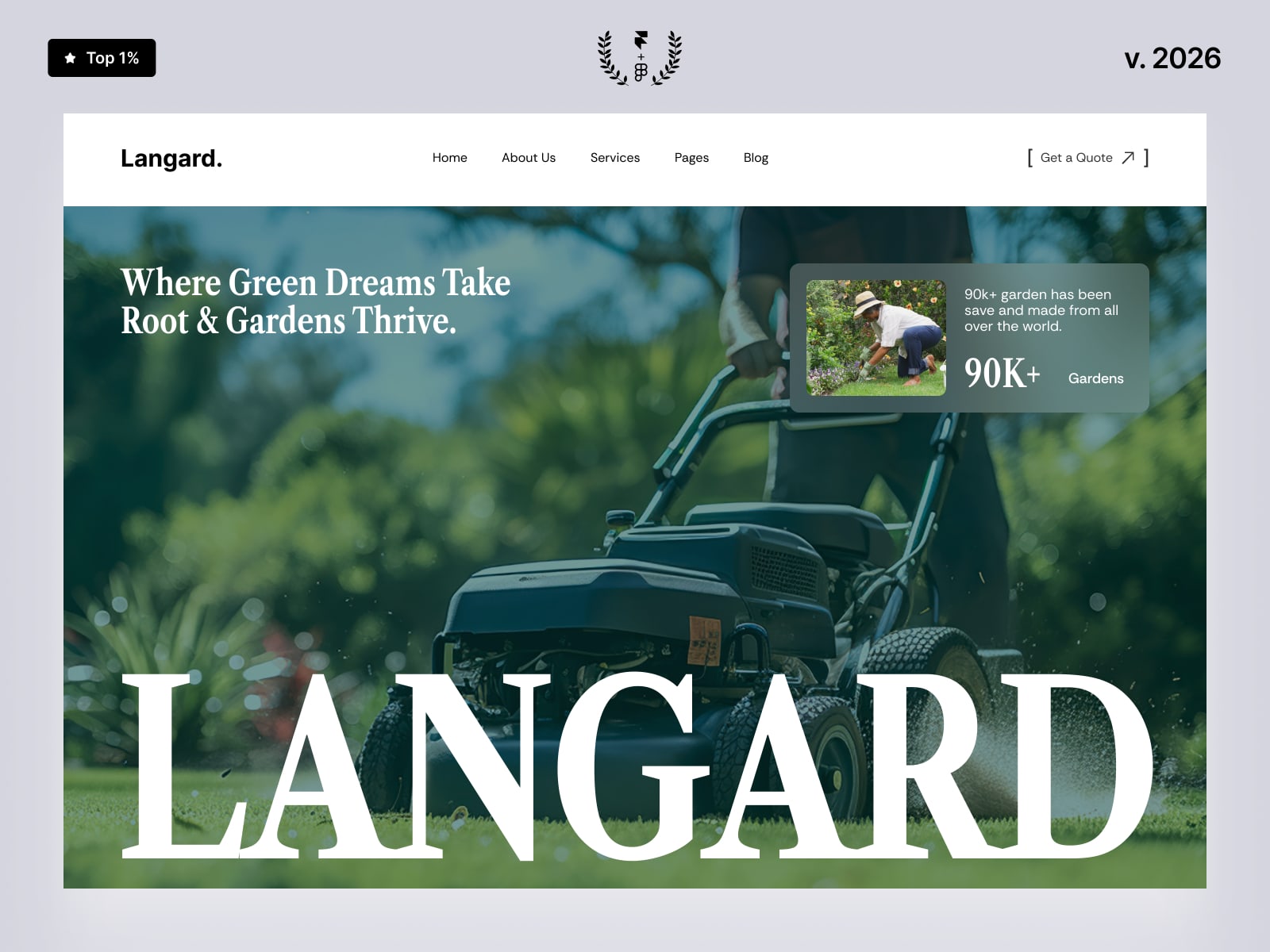 Langard template cover