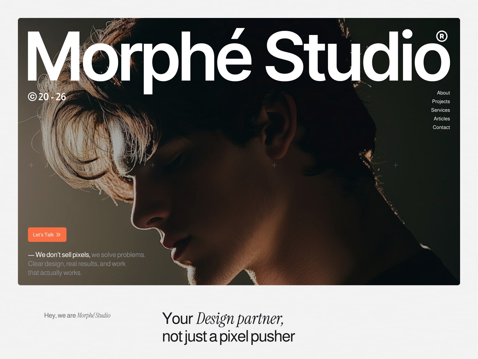 Morphe template cover