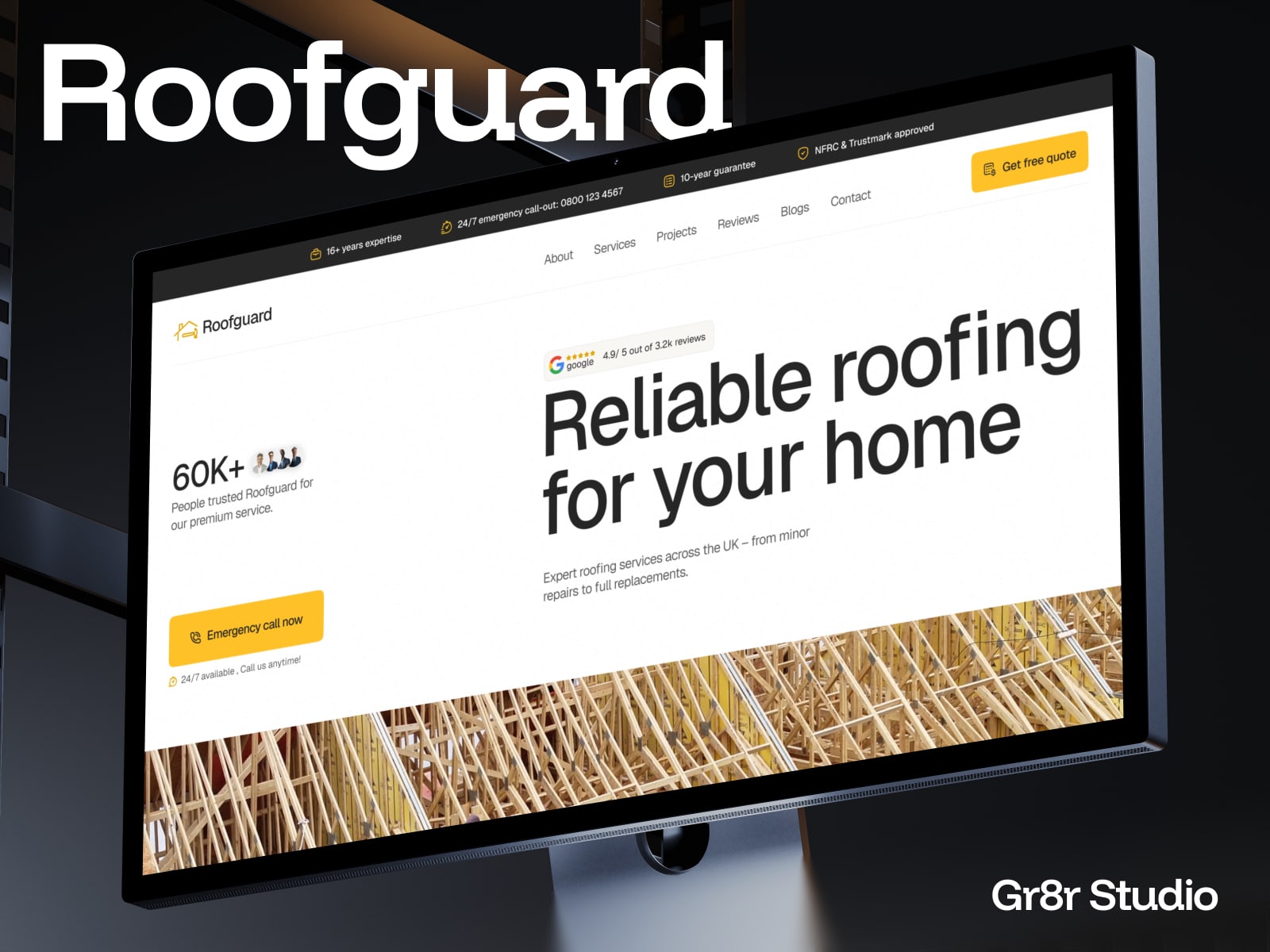 Roofguard template preview