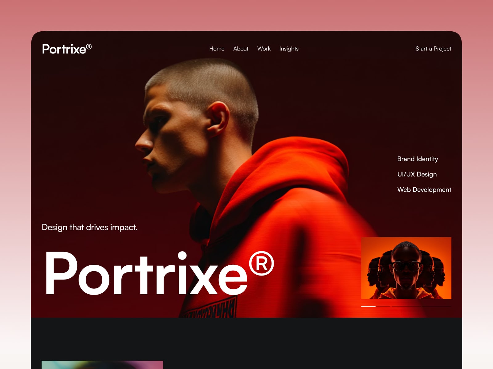 Portrixe template cover