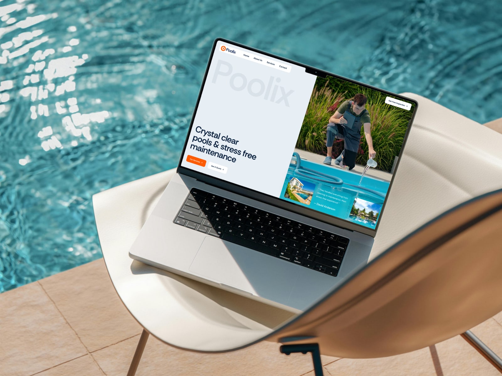 Poolix template cover